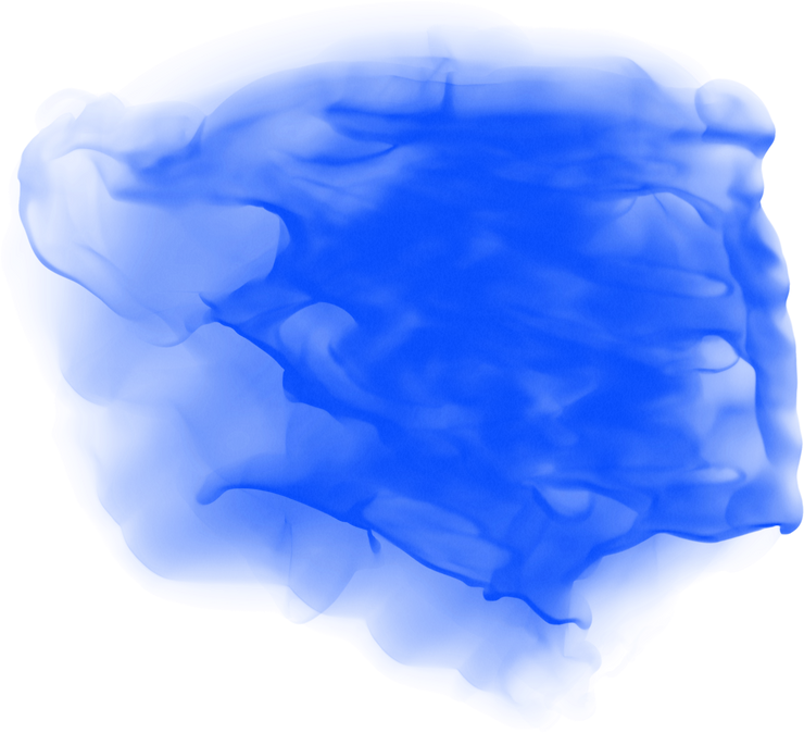 Neon Blue Watercolor Effect